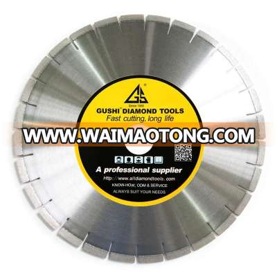 Diamond Laser Welded Circular Saw Blades for Cutting Marble (HSWM-H)