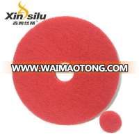 17 inch red and white marble floor polishing pad for cleaning