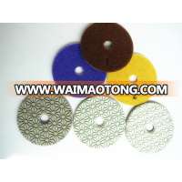 3 steps diamond polishing pad, polishing abrasive for stone marble and granite