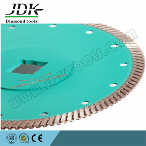 High Cutting Efficiency Sintered Diamond Turbo Countinuous Blade Tools